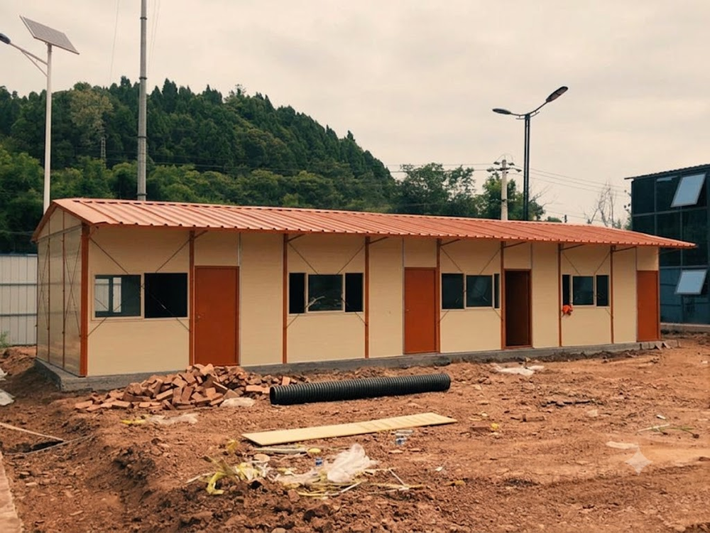 GI Site Office - Cream Cabin with Red Roof Multi Door Gujarat