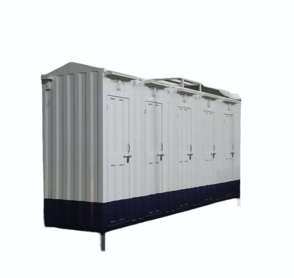 Mild Steel Portable Toilet - Multi Unit Row Manufacturer Gujarat