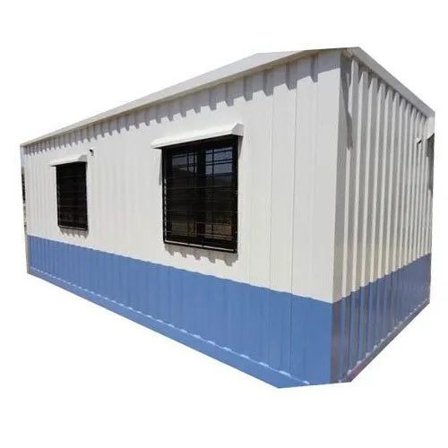 Modular Portable Cabin - Blue and White GI Sheet Multi-Storey Porta Cabin Ahmedabad