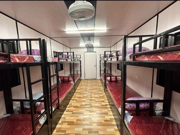 Prefabricated Portable Bunkhouse - Interior Double Decker Bunk Beds Gujarat