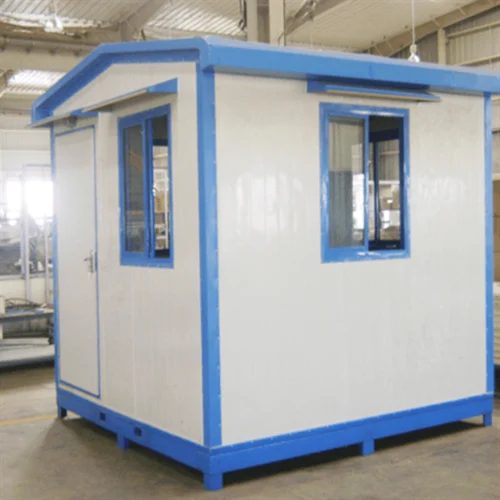 PUF Panel Insulated Cabin - Blue and White Sandwich Panel Portable Cabin Ahmedabad