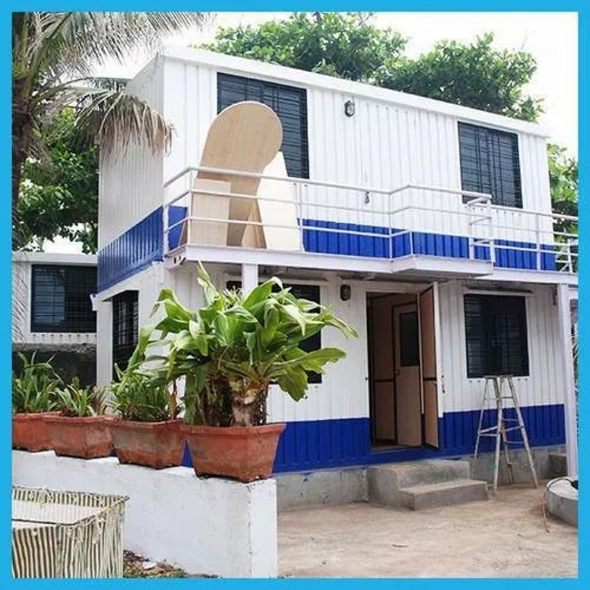 Steel Portable House - Two Storey Prefab Home with Balcony Gujarat
